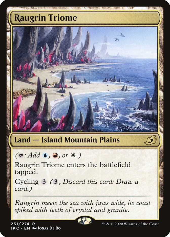 Raugrin Triome [Ikoria: Lair of Behemoths] Foil