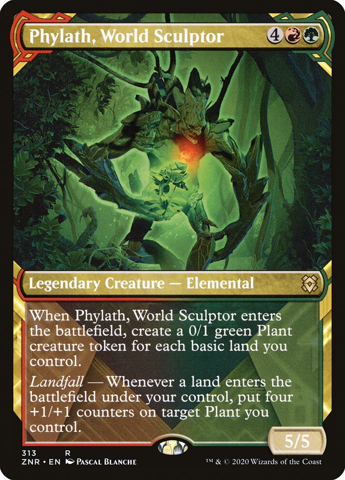 Phylath, World Sculptor (Showcase) [Zendikar Rising] Foil