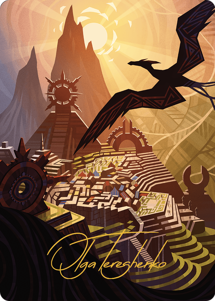 Plains // Plains  [The Lost Caverns of Ixalan Art Series] (Borderless) Foil