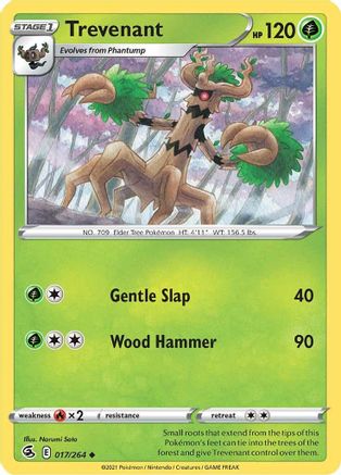 Trevenant (017/264) [Sword & Shield: Fusion Strike] Reverse Holofoil