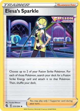 Elesa's Sparkle (233/264) [Sword & Shield: Fusion Strike] Reverse Holofoil