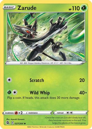 Zarude (027/264) [Sword & Shield: Fusion Strike] Reverse Holofoil