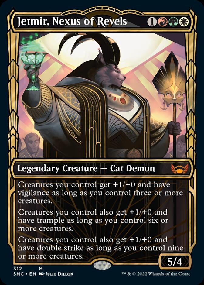 Jetmir, Nexus of Revels (Showcase Golden Age) [Streets of New Capenna] Foil