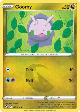 Goomy (195/264) [Sword & Shield: Fusion Strike] Reverse Holofoil