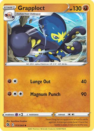Grapploct (153/264) [Sword & Shield: Fusion Strike] Reverse Holofoil