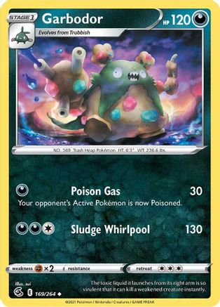 Garbodor (169/264) [Sword & Shield: Fusion Strike] Reverse Holofoil