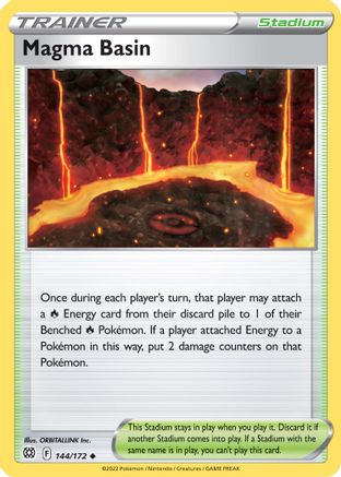 Magma Basin (144/172) [Sword & Shield: Brilliant Stars] Reverse Holofoil