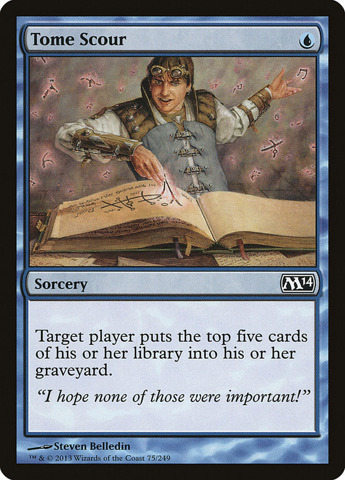 Tome Scour [Magic 2014] Foil