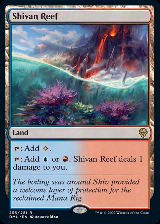 Shivan Reef [Dominaria United] Foil