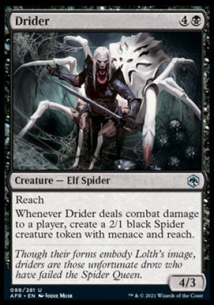 Drider [Dungeons & Dragons: Adventures in the Forgotten Realms] Foil