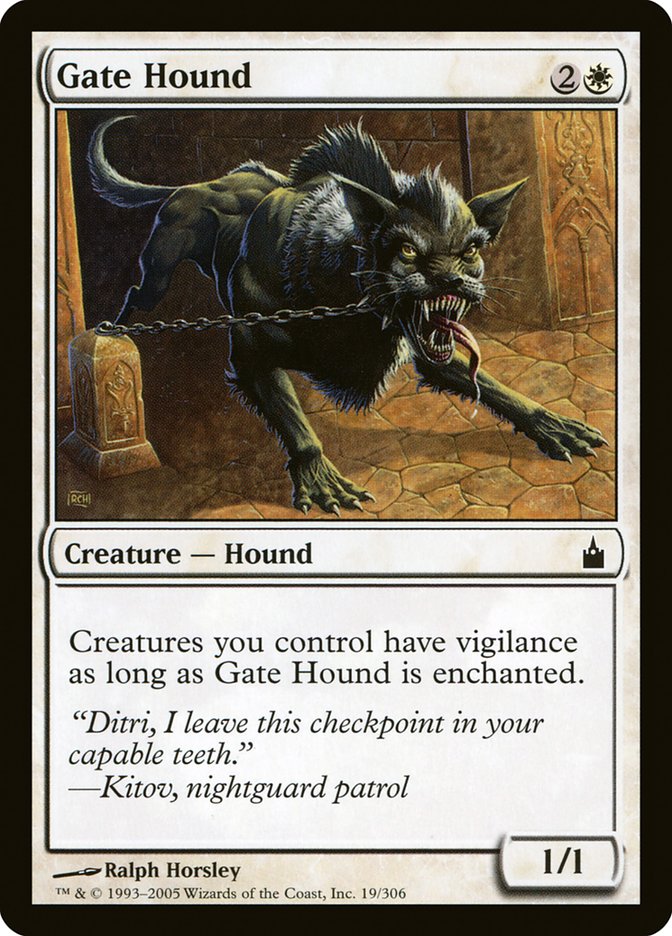 Gate Hound [Ravnica: City of Guilds] Foil
