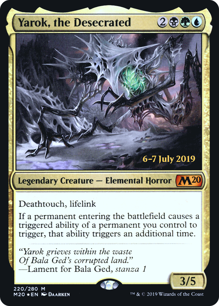 Yarok, the Desecrated  [Core Set 2020 Promos] Foil