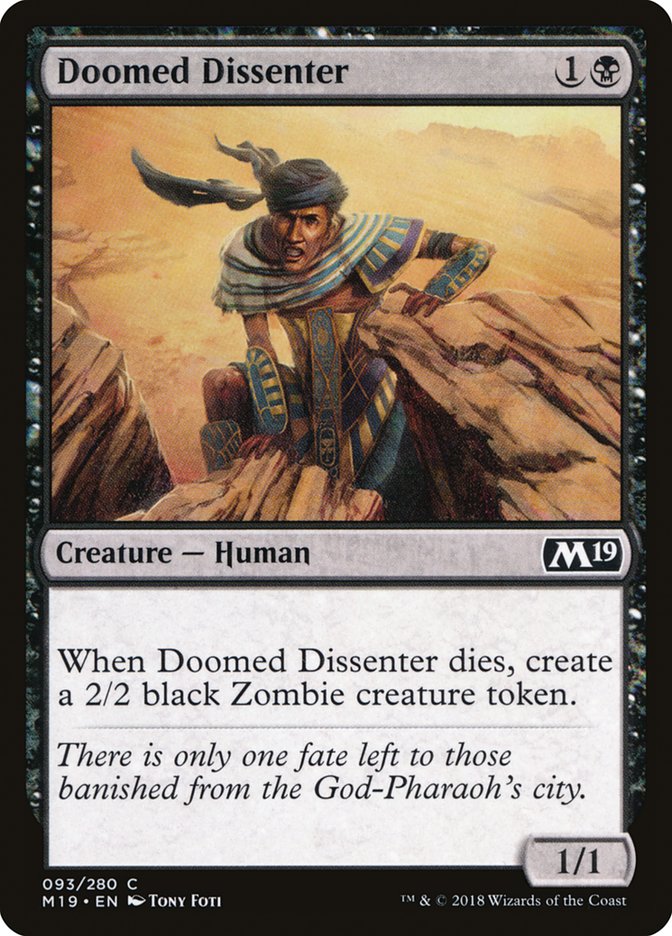Doomed Dissenter [Core Set 2019] Foil
