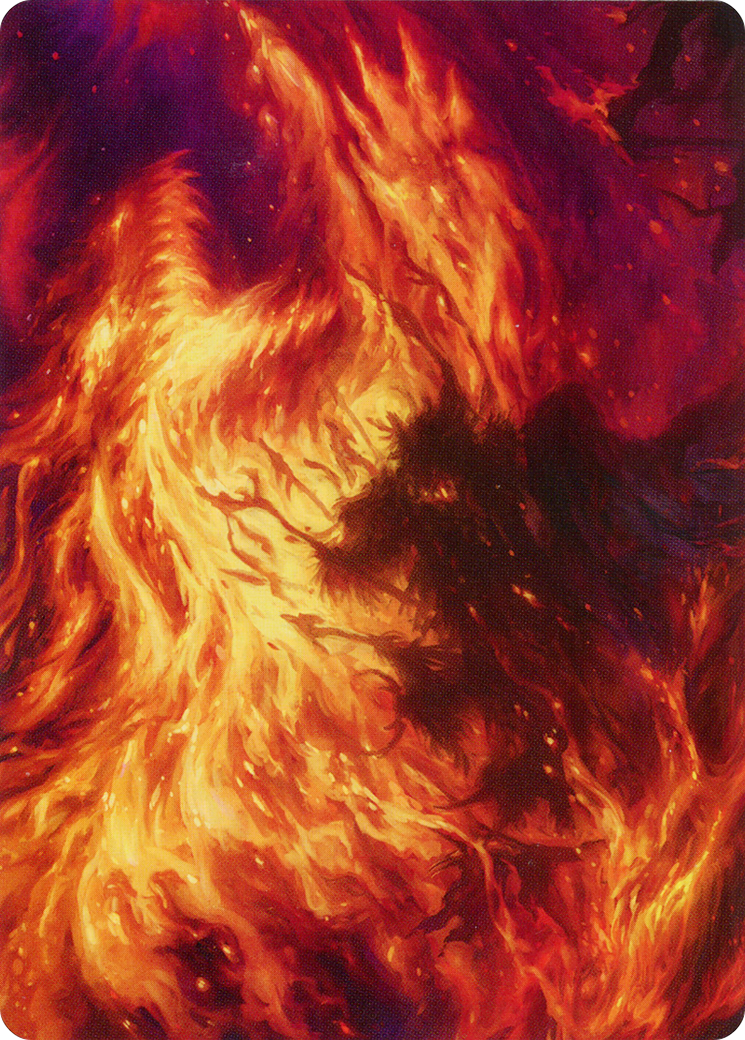 Stoke the Flames // Stoke the Flames  [March of the Machine Art Series] (Borderless) Foil