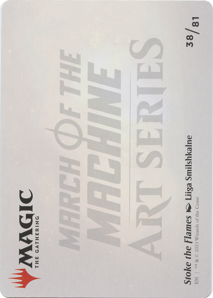 Stoke the Flames // Stoke the Flames  [March of the Machine Art Series] (Borderless) Foil
