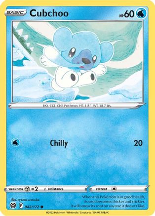 Cubchoo (042/172) [Sword & Shield: Brilliant Stars] Reverse Holofoil
