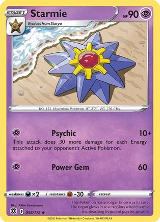 Starmie (055/172) [Sword & Shield: Brilliant Stars] Reverse Holofoil