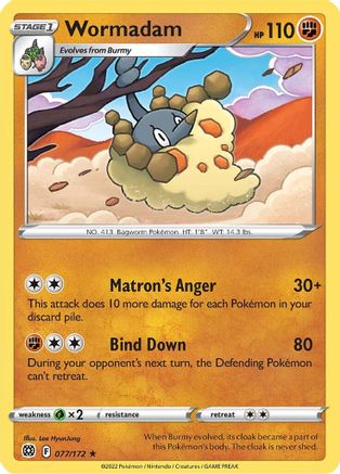 Wormadam (077/172) [Sword & Shield: Brilliant Stars] Reverse Holofoil