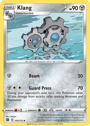 Klang (103/172) [Sword & Shield: Brilliant Stars] Reverse Holofoil