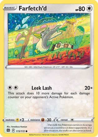 Farfetch'd (115/172) [Sword & Shield: Brilliant Stars] Reverse Holofoil