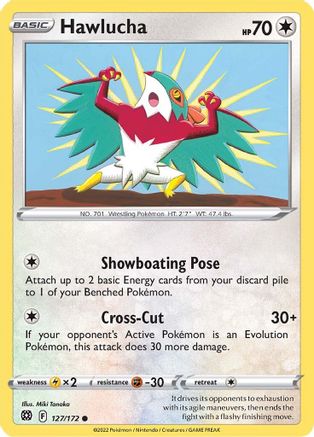 Hawlucha (127/172) [Sword & Shield: Brilliant Stars] Reverse Holofoil