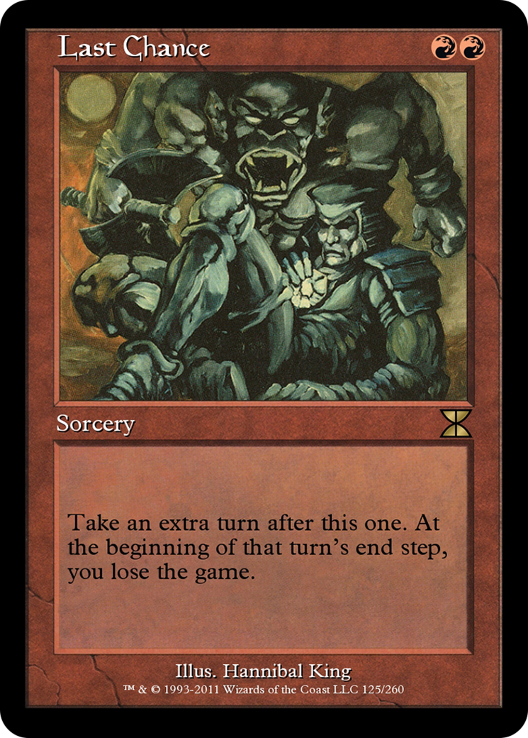 Last Chance  [Masters Edition IV] Foil