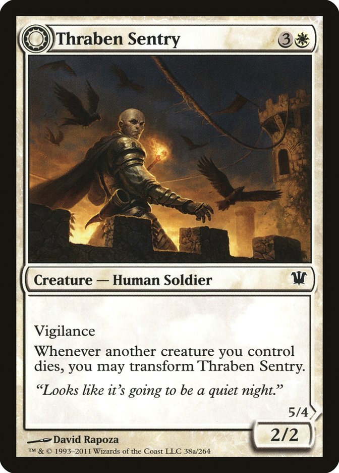 Thraben Sentry // Thraben Militia [Innistrad] Foil