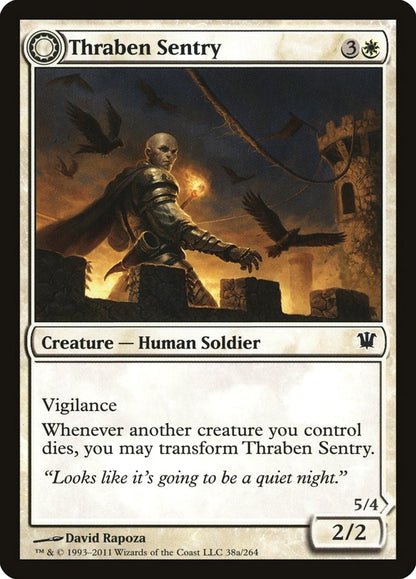 Thraben Sentry // Thraben Militia [Innistrad] Foil