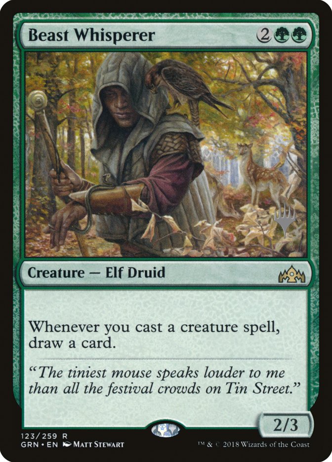 Beast Whisperer (Promo Pack) [Guilds of Ravnica Promos] Foil
