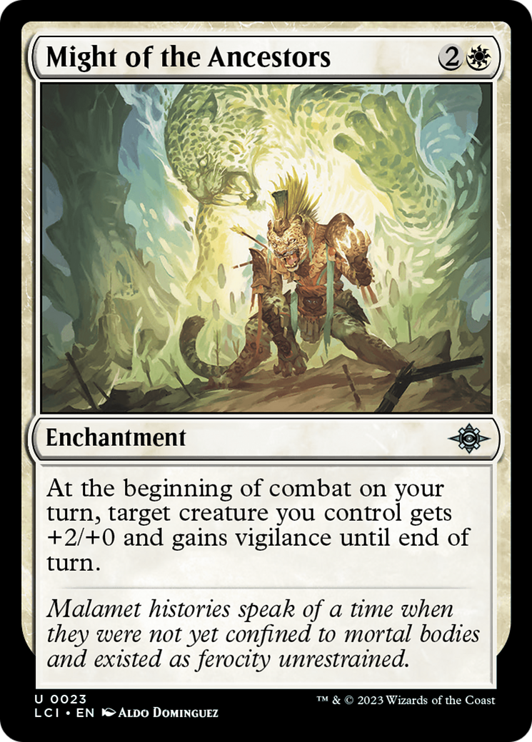 Might of the Ancestors [The Lost Caverns of Ixalan] Foil