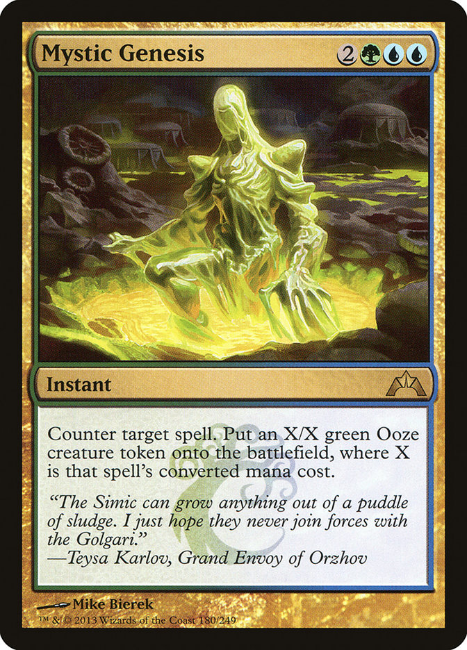 Mystic Genesis [Gatecrash] Foil