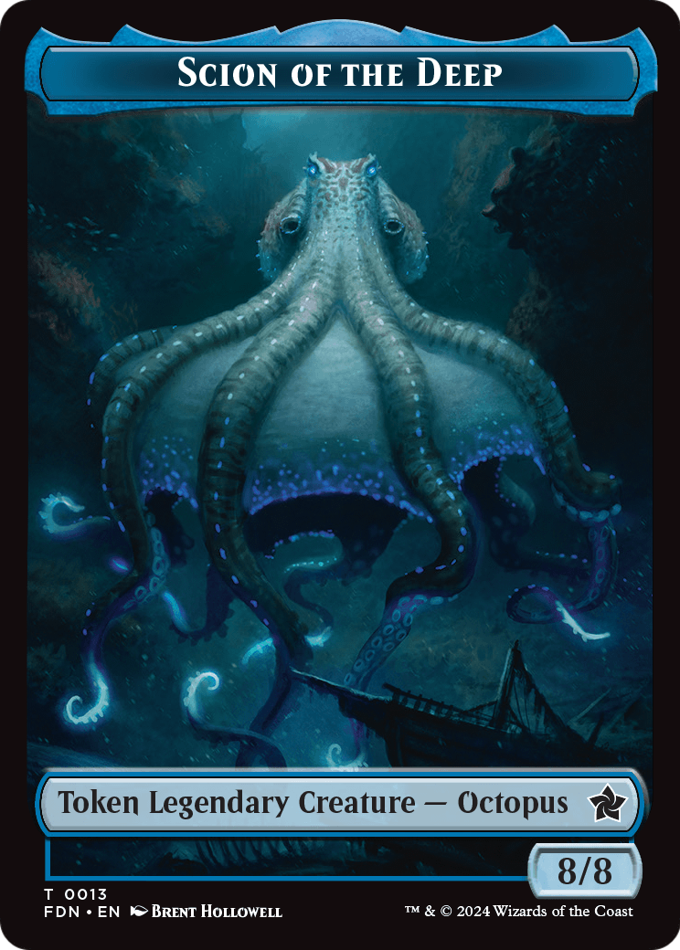 Scion of the Deep  [Foundations Tokens] Foil