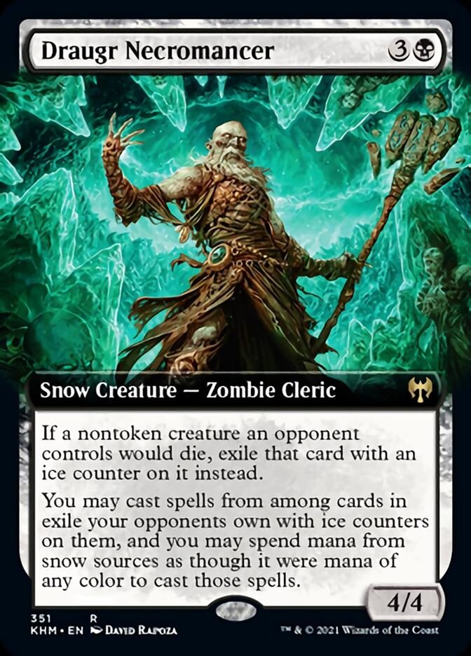 Draugr Necromancer (Extended Art) [Kaldheim] Foil