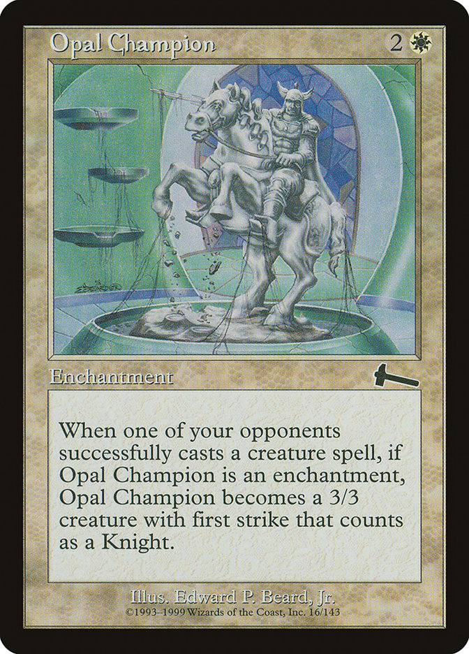 Opal Champion [Urza's Legacy] Foil