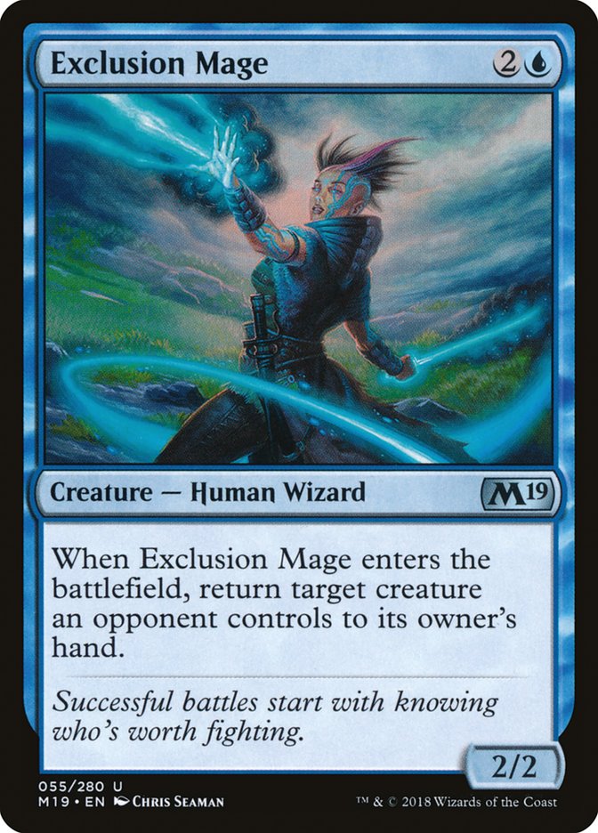 Exclusion Mage [Core Set 2019] Foil