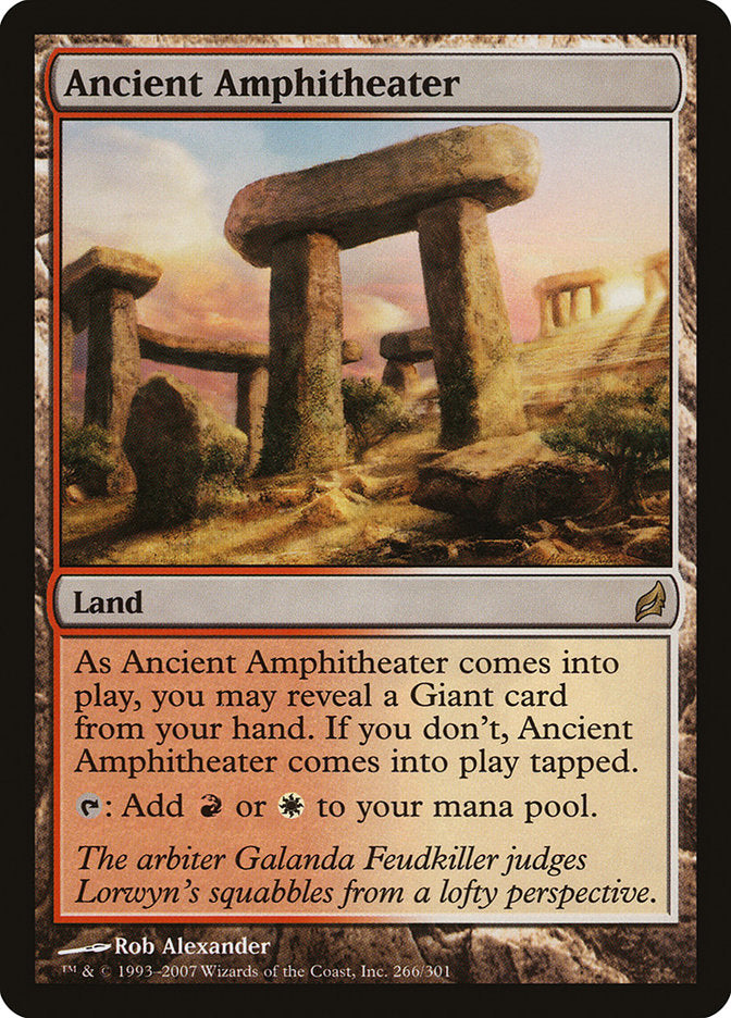 Ancient Amphitheater [Lorwyn] Foil