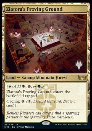 Ziatora's Proving Ground (Promo Pack) [Streets of New Capenna Promos] Foil