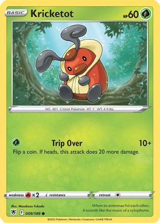 Kricketot (009/189) [Sword & Shield: Astral Radiance] Reverse Holofoil