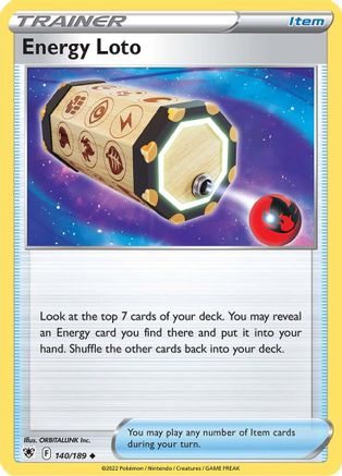 Energy Loto (140/189) [Sword & Shield: Astral Radiance] Reverse Holofoil