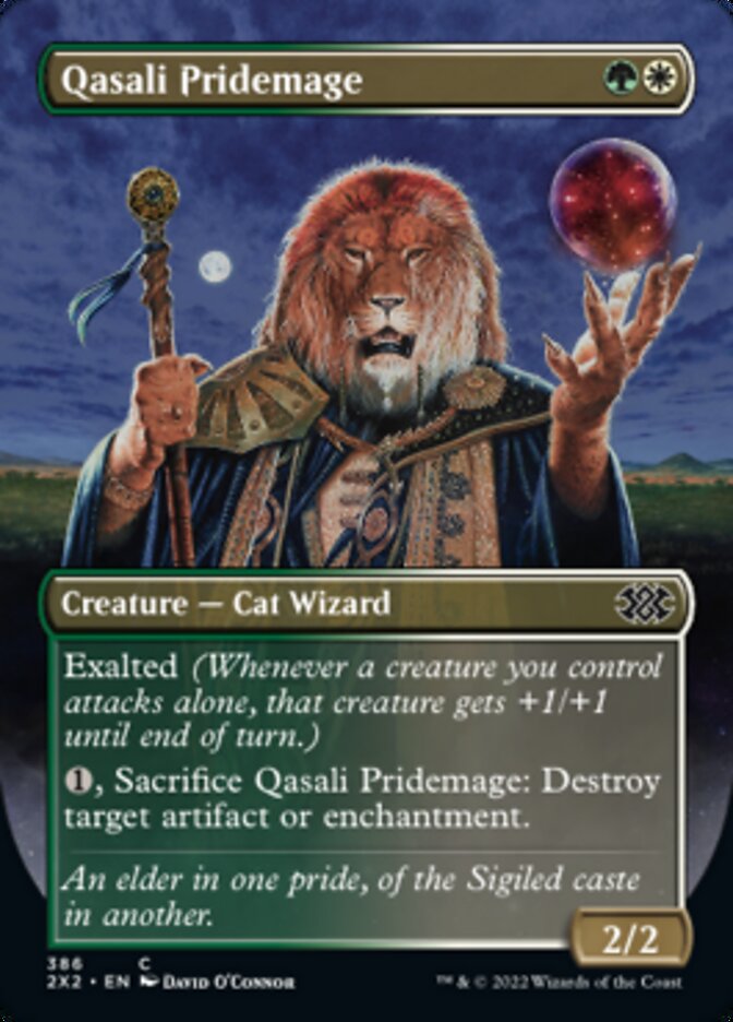 Qasali Pridemage (Borderless Alternate Art) [Double Masters 2022] Foil