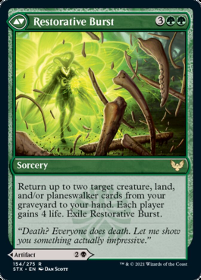 Pestilent Cauldron // Restorative Burst [Strixhaven: School of Mages] Foil