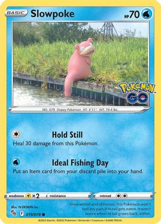 Slowpoke (019/078) [Pokémon GO] Reverse Holofoil