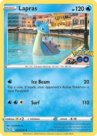 Lapras (023/078) [Pokémon GO] Reverse Holofoil