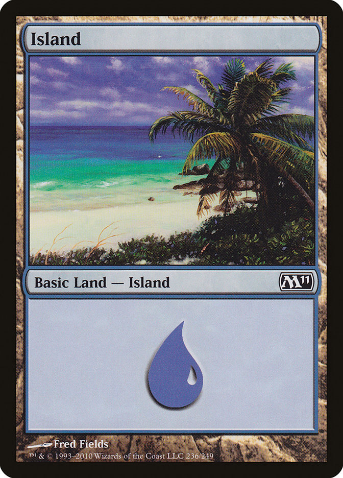Island (236) [Magic 2011] Foil