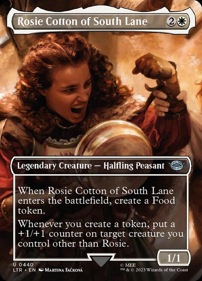 Rosie Cotton of South Lane (Borderless Alternate Art) [The Lord of the Rings: Tales of Middle-Earth] Foil