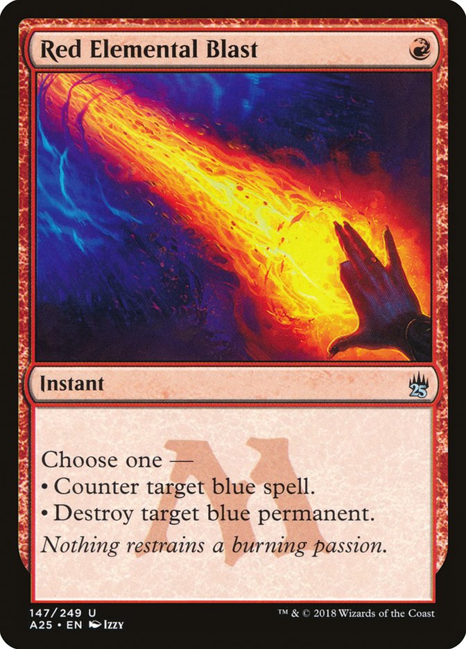 Red Elemental Blast [Masters 25] Foil