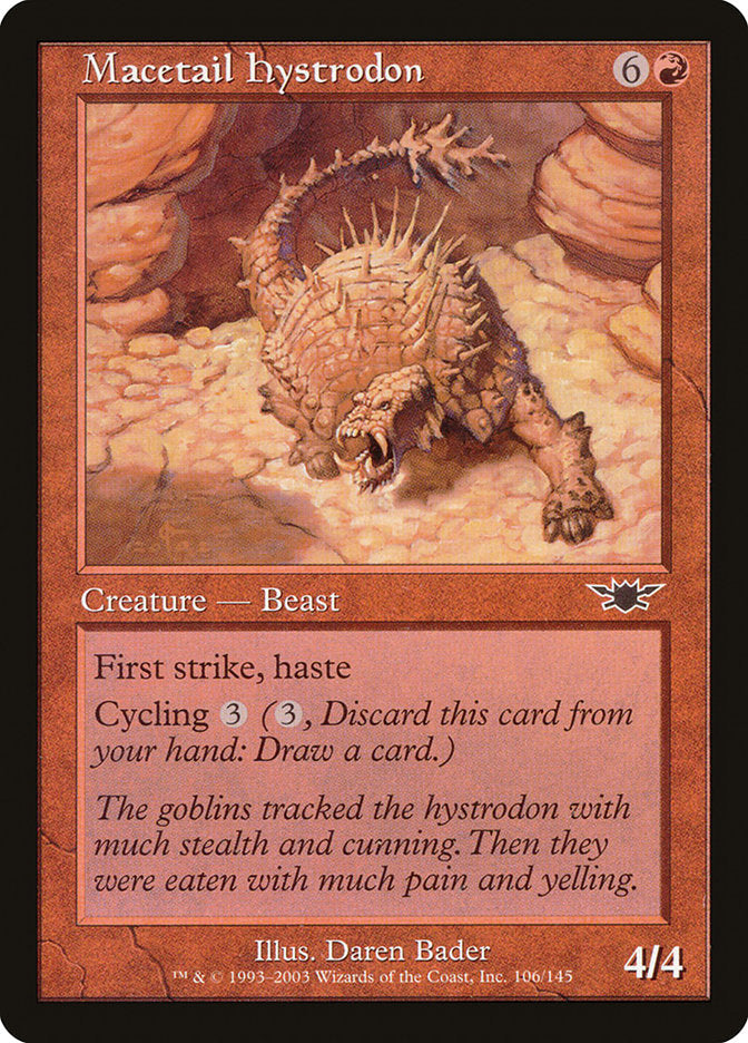 Macetail Hystrodon [Legions] Foil
