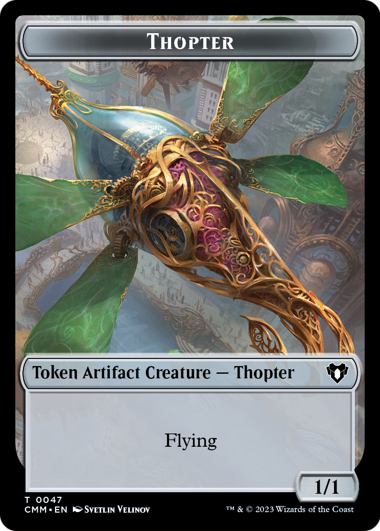 Thopter  [Commander Masters Tokens] Foil