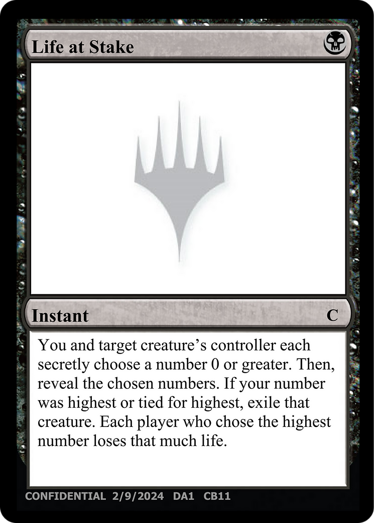Life at Stake  [Unknown Event]
