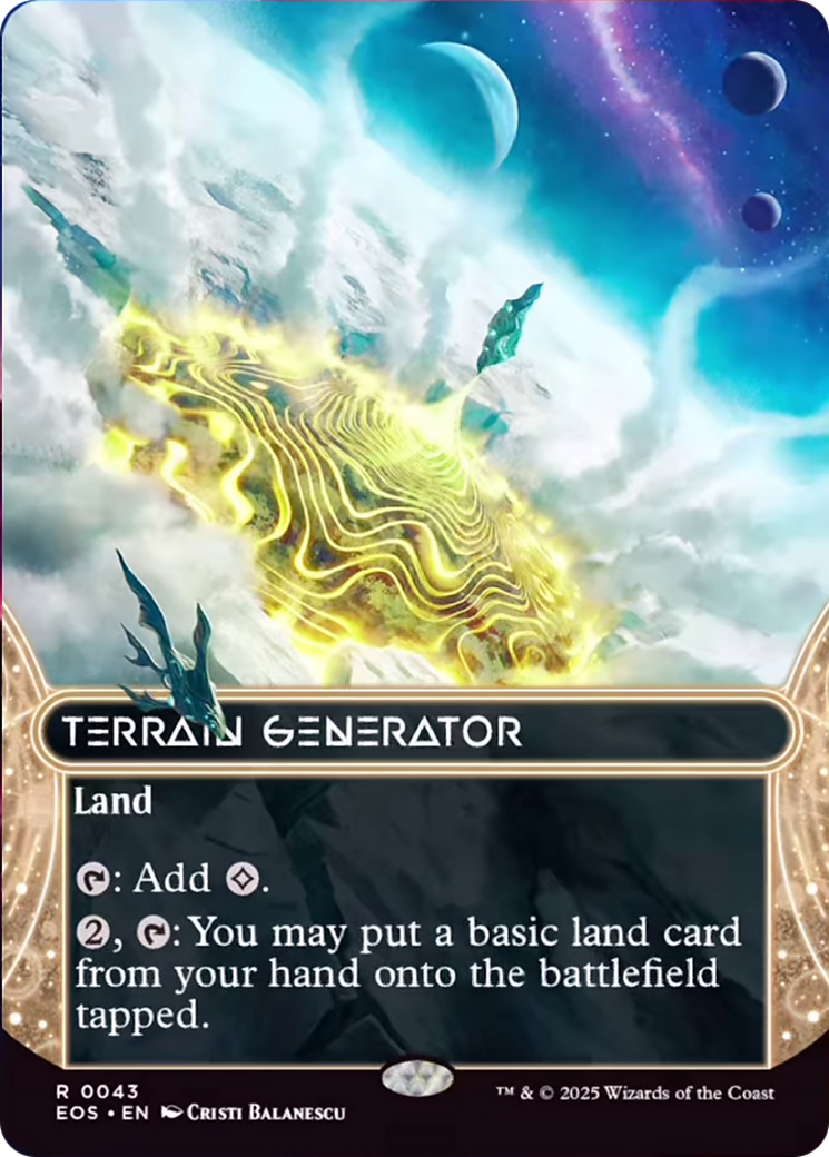 Terrain Generator (0043) (Borderless) [Edge of Eternities: Stellar Sights] Foil
